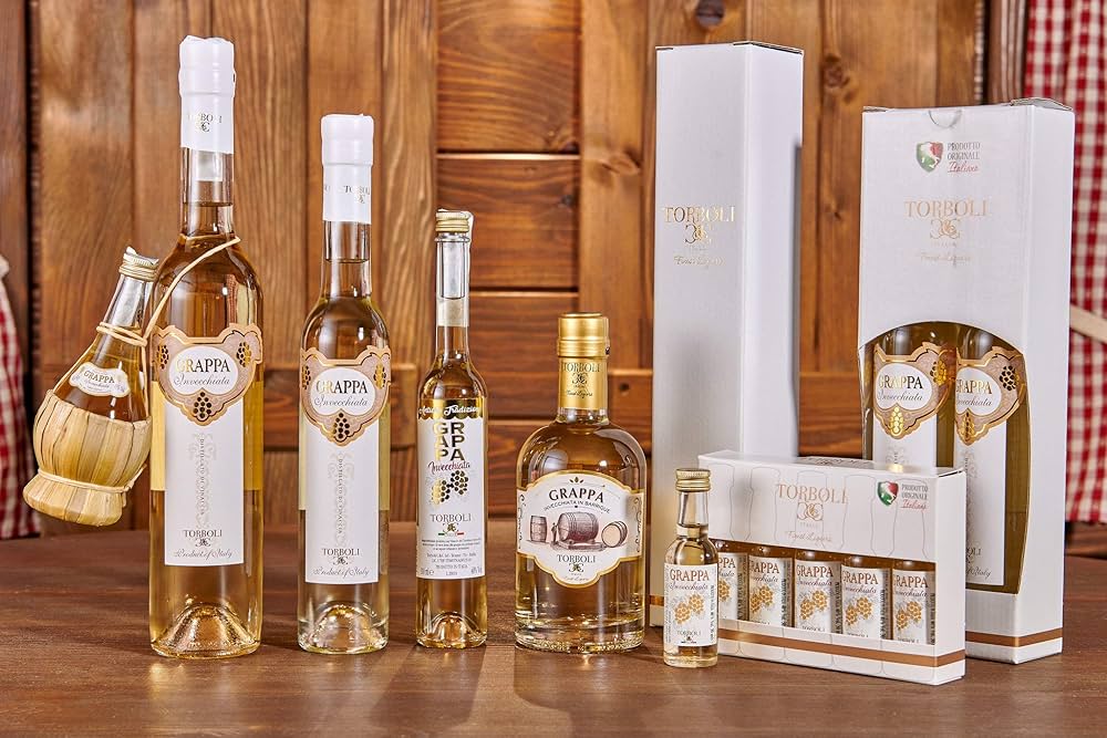 Grappa 40% Vol Barricata - Bottiglia 0,5 lt. - Torboli