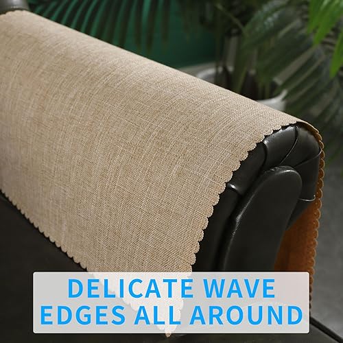 Miniatura 2 de Fundas para brazos de sofá, fundas antideslizantes para brazos de silla, fundas protectoras para brazos de silla, juego de 2 fundas protectoras para