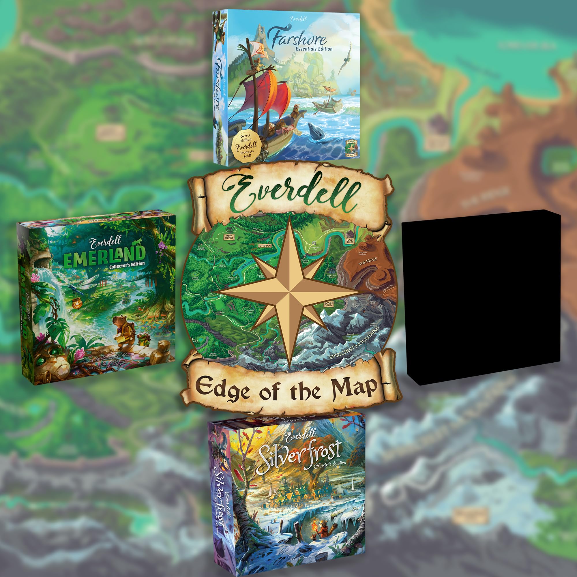 Starling Games | Everdell: Silverfrost Essentials Edition | Gra planszowa | Wiek 10+ | 1-4 graczy | Czas gry 40-80 minut