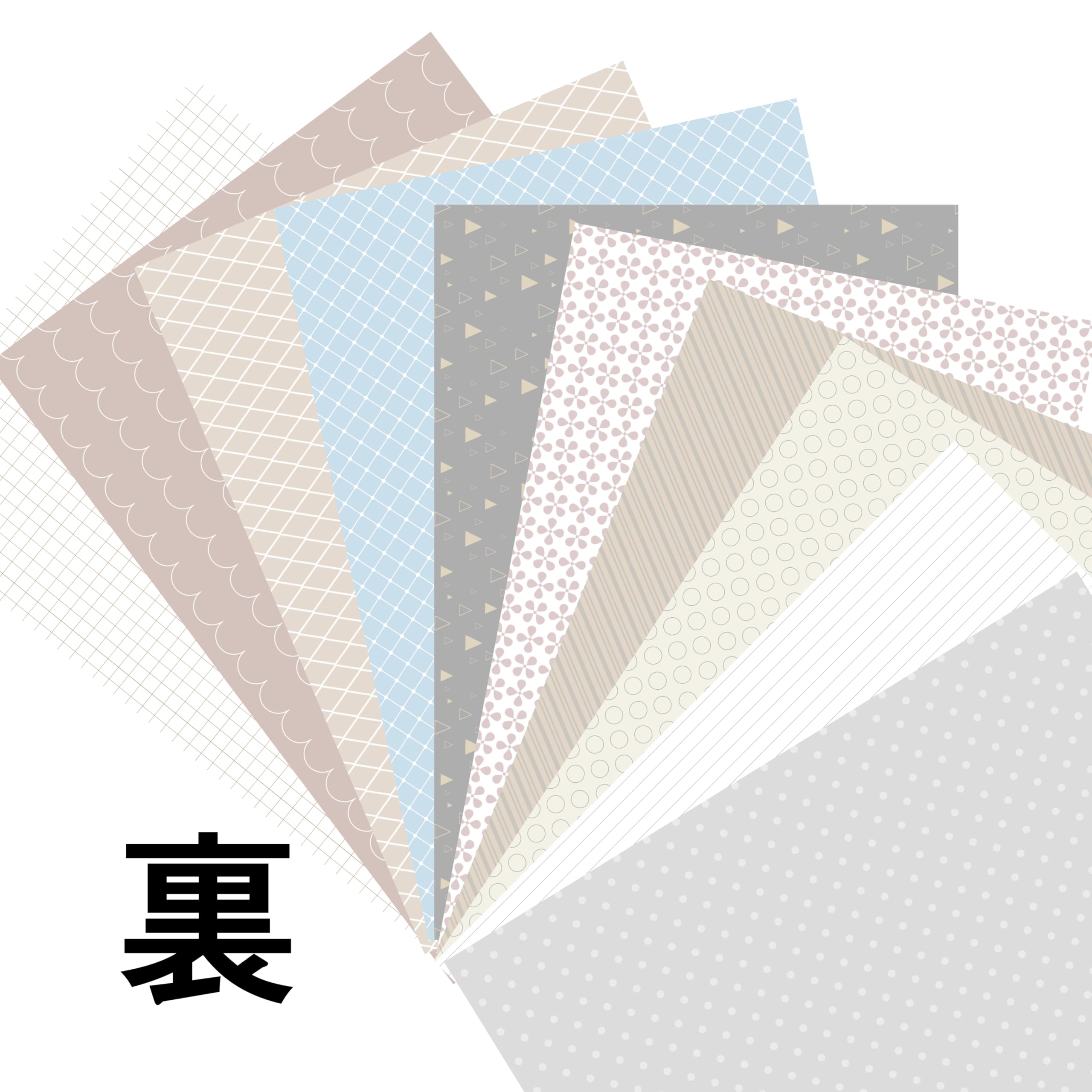 Amazon.co.jp: TOHYAN A4 両面デザインペーパー シンプル柄 くすみ