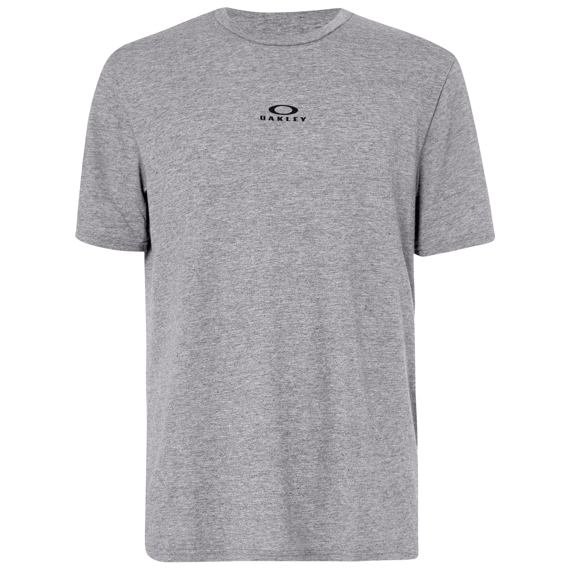 Oakley Men's Bark New Ss Shirt, Athletic Heather Grey, M