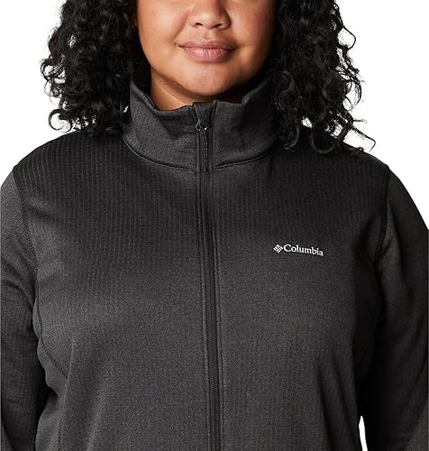 Miniatura 4 de Columbia Forro polar Park View Grid con cremallera completa para mujer