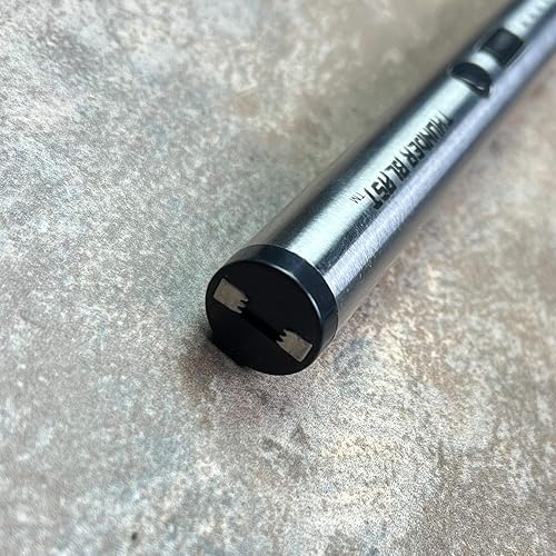 Miniatura 3 de Thunder Blast OTH220 - Bolígrafo táctico de 6.25 pulgadas, pistola de paralización, cargador USB TAZOR WMicro para uso de autodefensa, color plateado