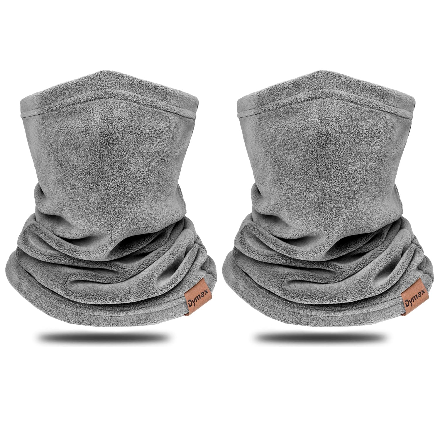 Dymex 2 PCS Kids Neck Warmer Gaiter Winter Fleece Neck Cover Balaclava Windproof Face Cover Mask for Ski Motorcycle
