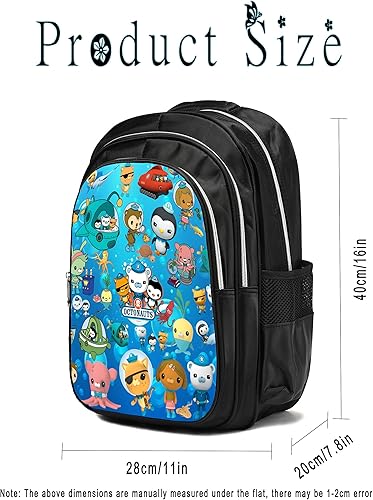 Miniatura 2 de Euioanez Mochila de dibujos animados de 16 pulgadas, elegante mochila casual con múltiples compartimentos, Style04, Mochilas Daypack