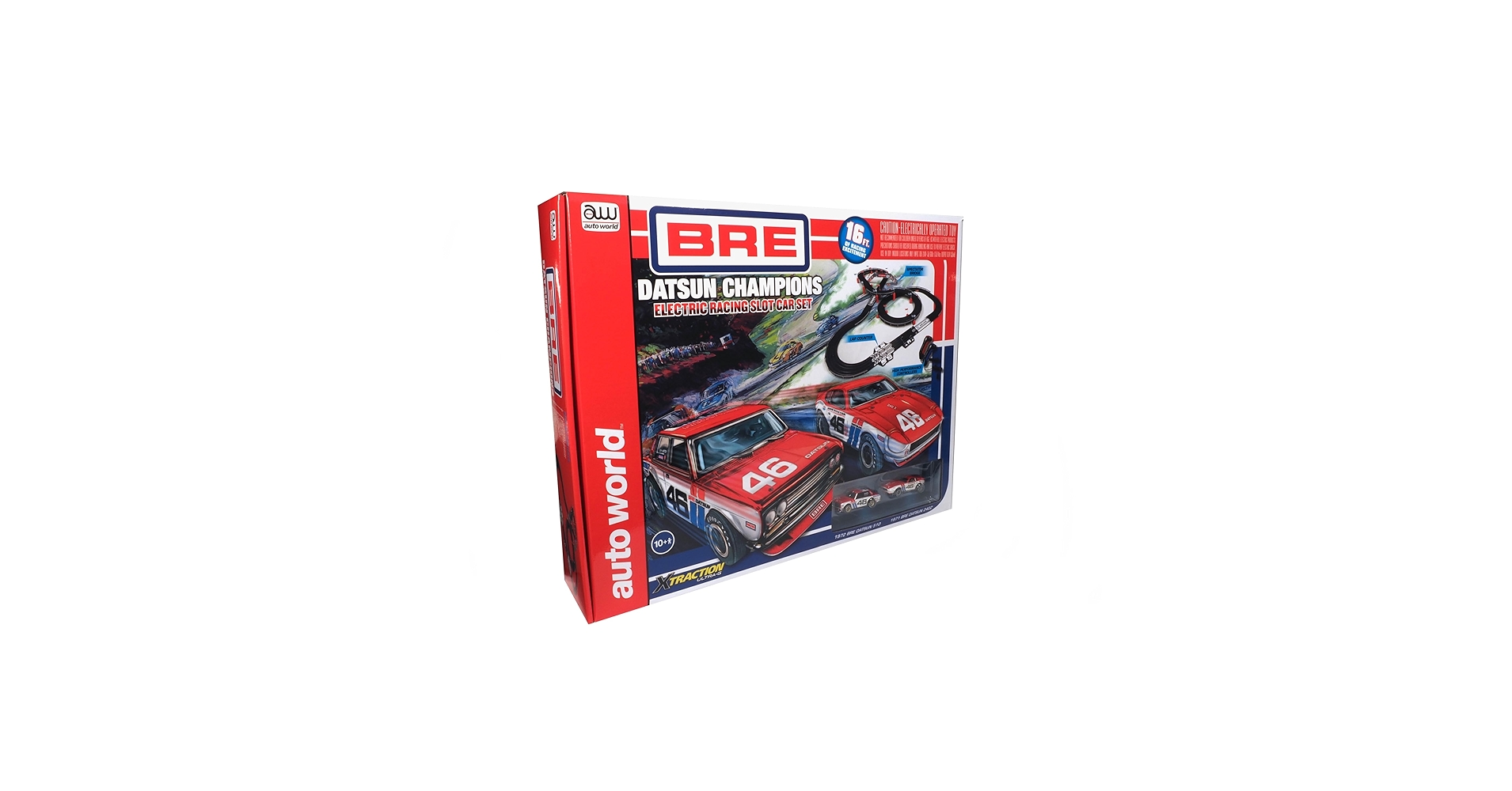 BRE DATSUN SLOT RACE SET ☆ダットサン510/240z Auto World Bre Datsun Champion 16' Race Set 240Z and 510