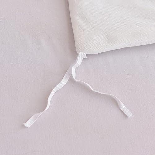 Miniatura 7 de HIMEAN Juego de funda de edredón esponjosa tamaño individual, suave felpa lanuda de terciopelo de pelo sintético, juego de ropa de cama de 3 piezas