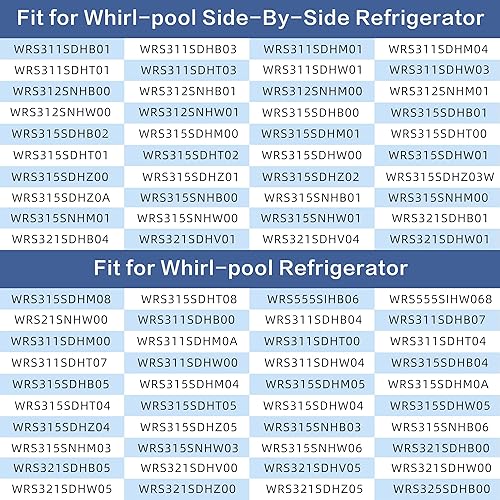 Miniatura 6 de Fetechmate - Estante de repuesto para puerta de refrigerador W11239961 W10900538, estante lateral para refrigerador, paquete de 2 unidades de