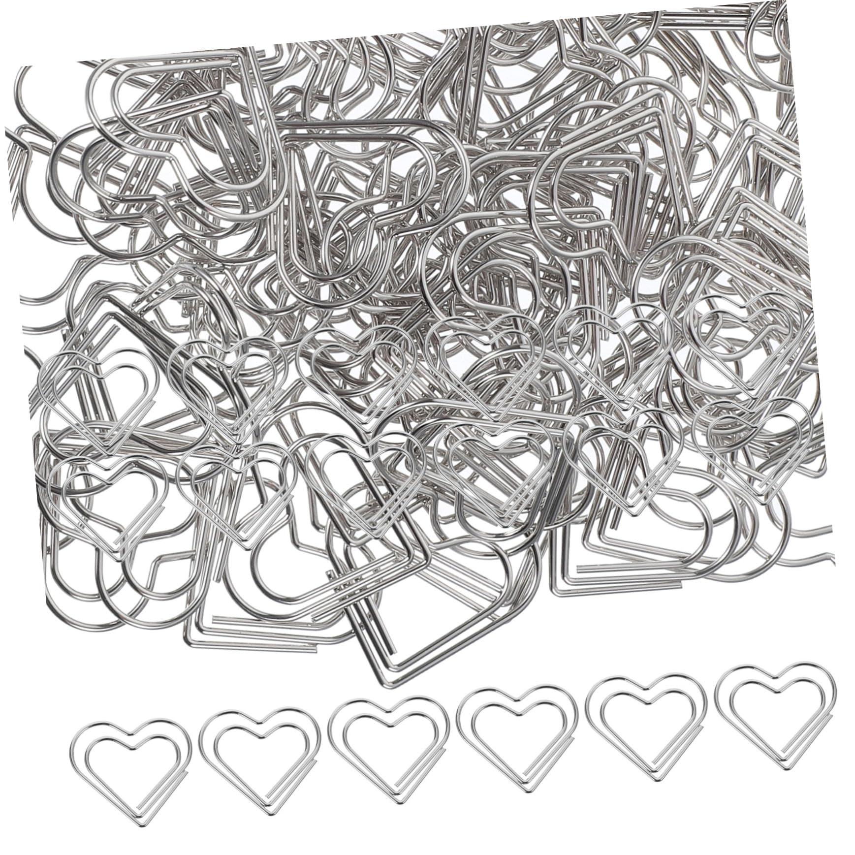 Housoutil 4 set Fermacarte A Forma Di Cuore Fermacarte Decorativi Fermacarte Per Ufficio Fermacarte Piccoli Fermacarte A Forma Di Cuore Fermacarte Creativi Fermacarte 100 pezzi * 4