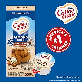 Coffee mate Almond Milk Coffee Creamer, Vanilla Natural Flavor
