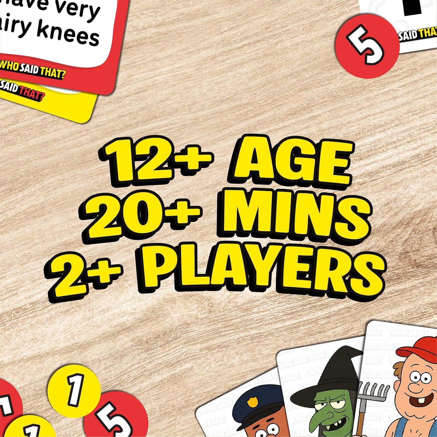 Lucky Egg Who Said That? – The Party Game for People Who are Bad at Impressions – Hilarious Family Guessing Game for Ages 12+, 2+ Players Required, Perfect Party Game