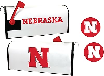 R and R Imports Nebraska Cornhuskers Magnetic Mailbox Cover & Sticker Set