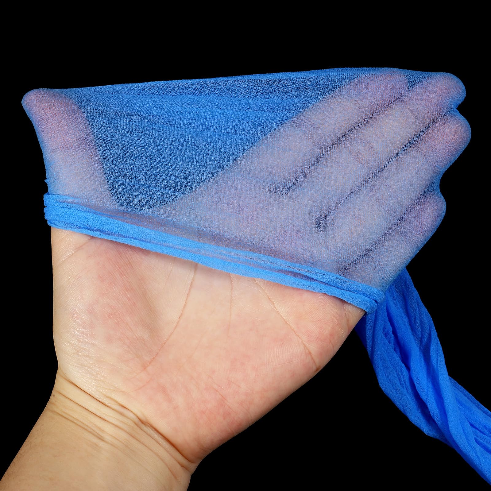 PATIKIL Nylon Stocking Flower DIY Kit, 10pcs Blue, Realistic Floral Design, All Seasons, Adult, False - Image 4