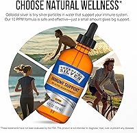 Vista 7 de Sovereign Silver Apoyo inmunológico - Plata coloidal, hidrosol de plata bio-activo, 10 ppm, gotero líquido, 4 onzas líquidas, (4.0 fl oz)
