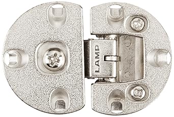 Sugatsune SDH-001/NI Zinc Alloy Adjustable Type Drop Lid Hinge, Nickel Finish, 38mm Height