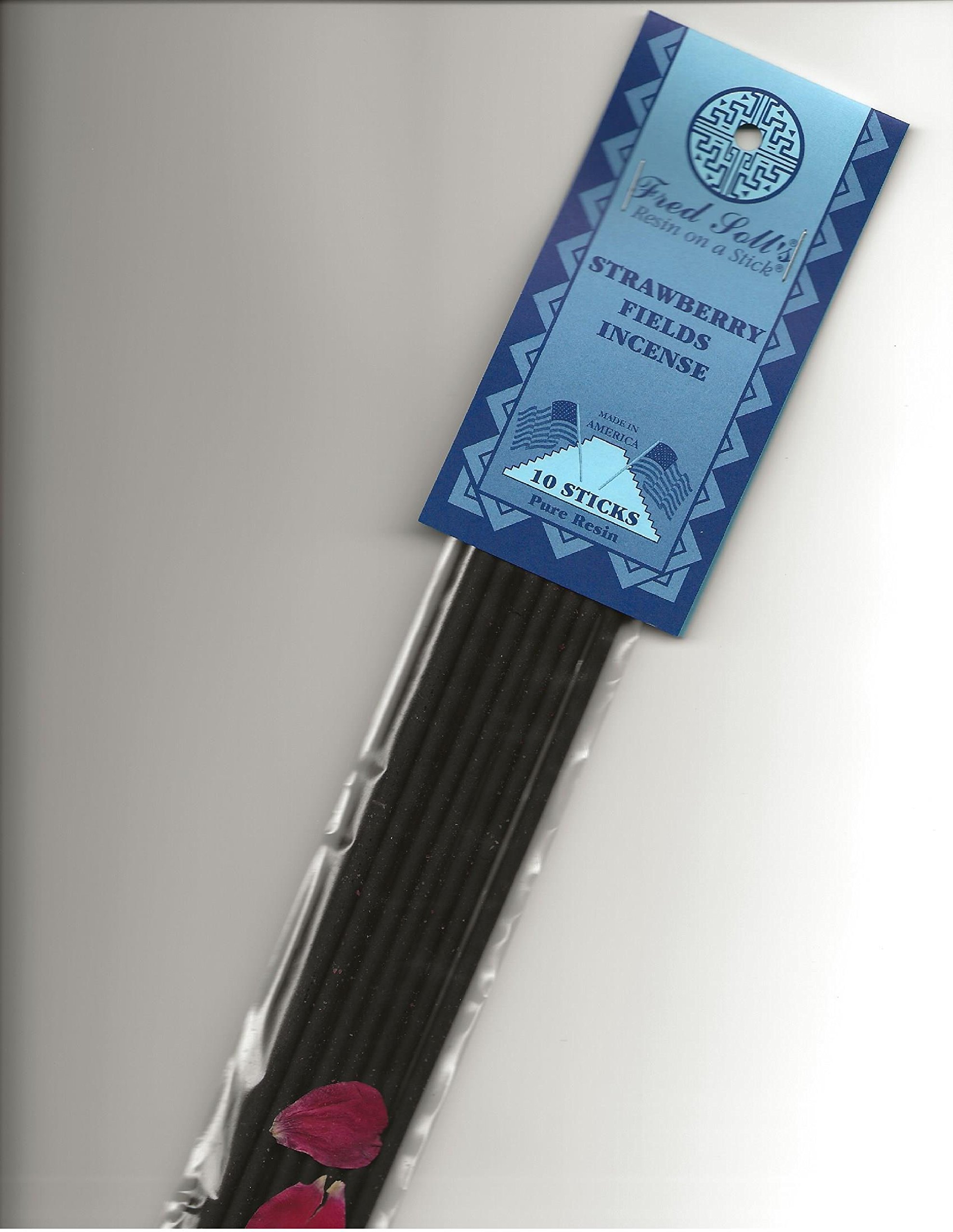 FRED SOLL'S® Resin ON A Stick® Strawberry Fields Incense (10)