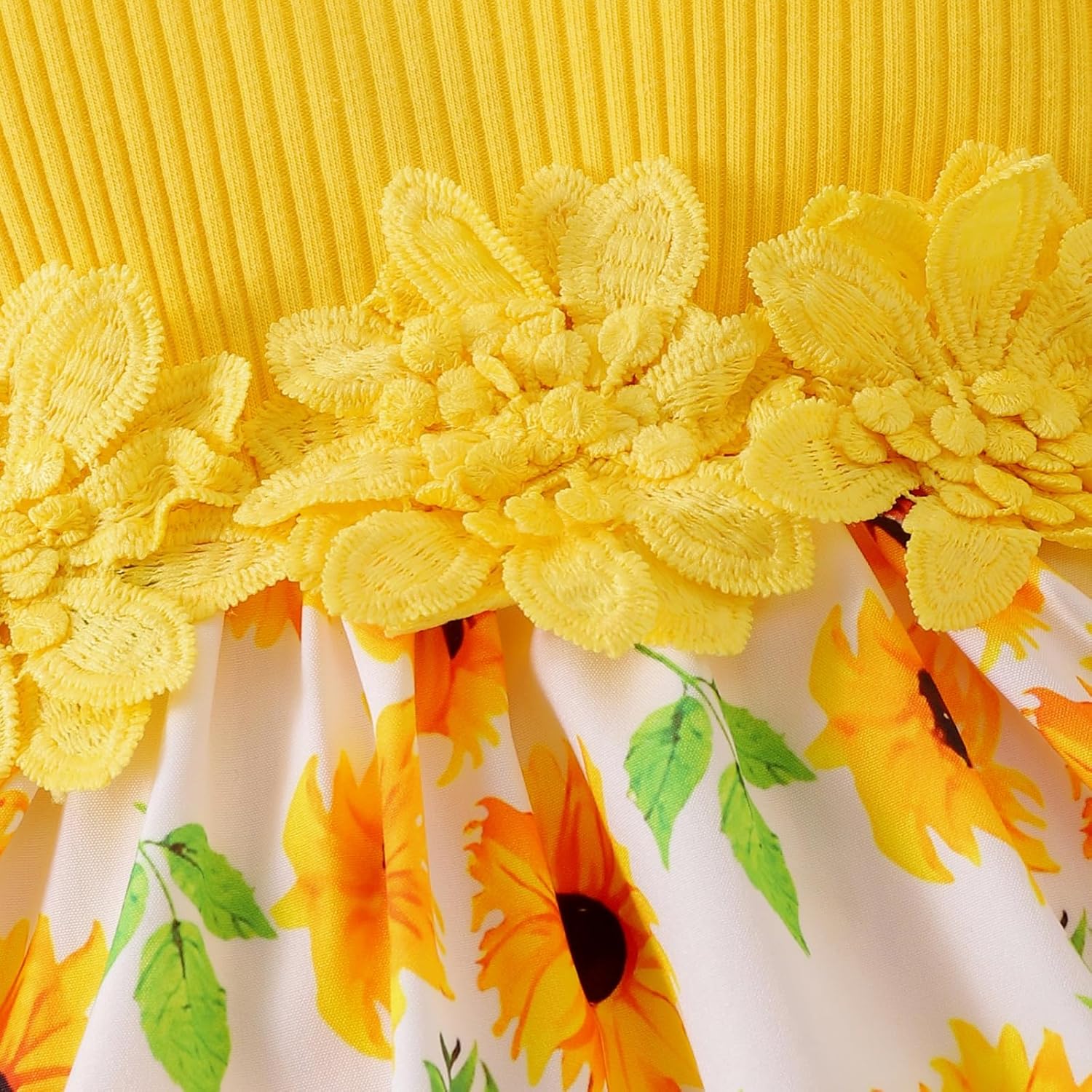 Baby Girl Clothes Summer Outfit Romper Skirt Ruffle Sleeve Cute Bow Headband Infant Bodysuit Set 0-18 Months - Image 5