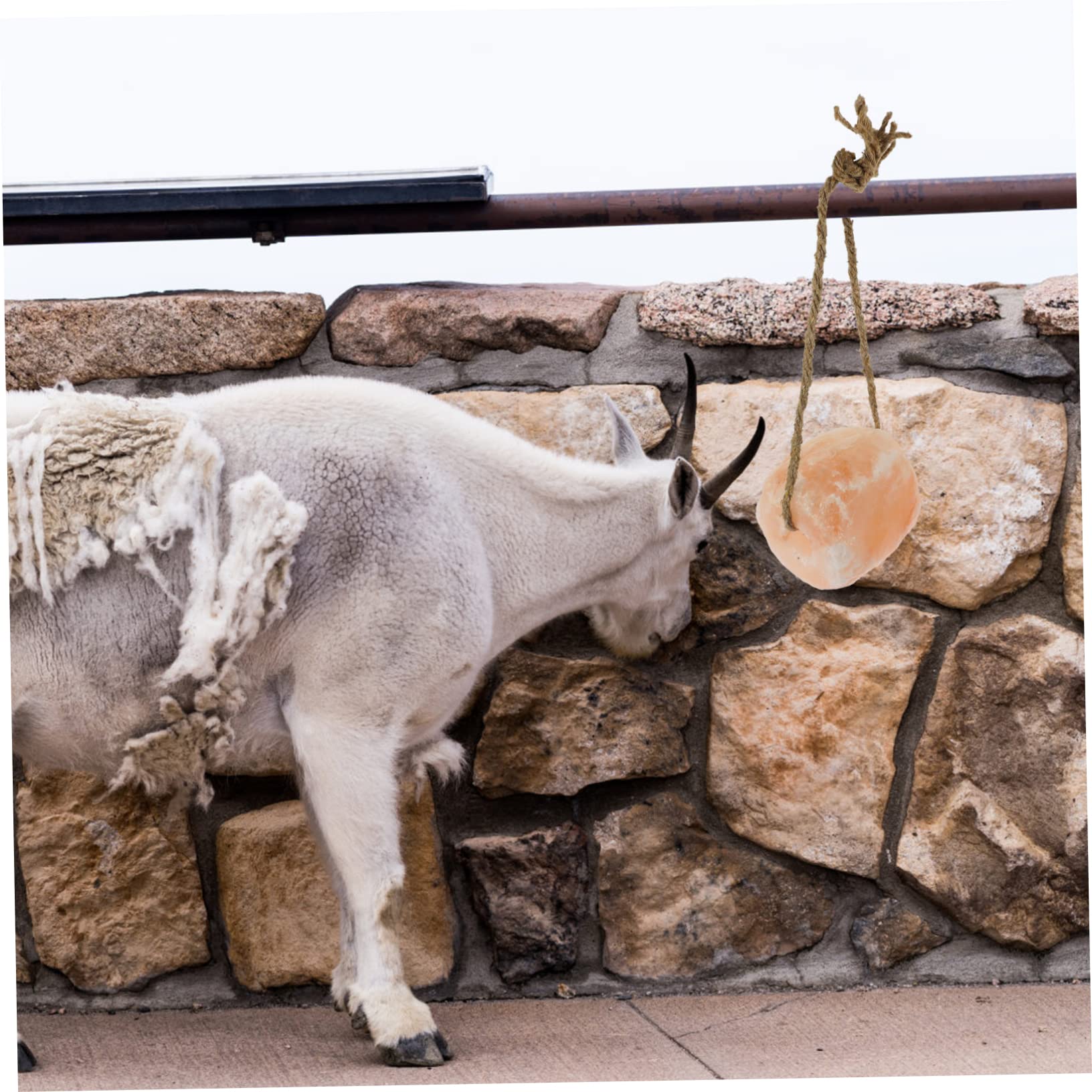 Milisten Bloque De Mineral Para Ganado Bloque Para Lamer Para Ganado Colgante Para Caballos Vacas y Ovejas Granjas