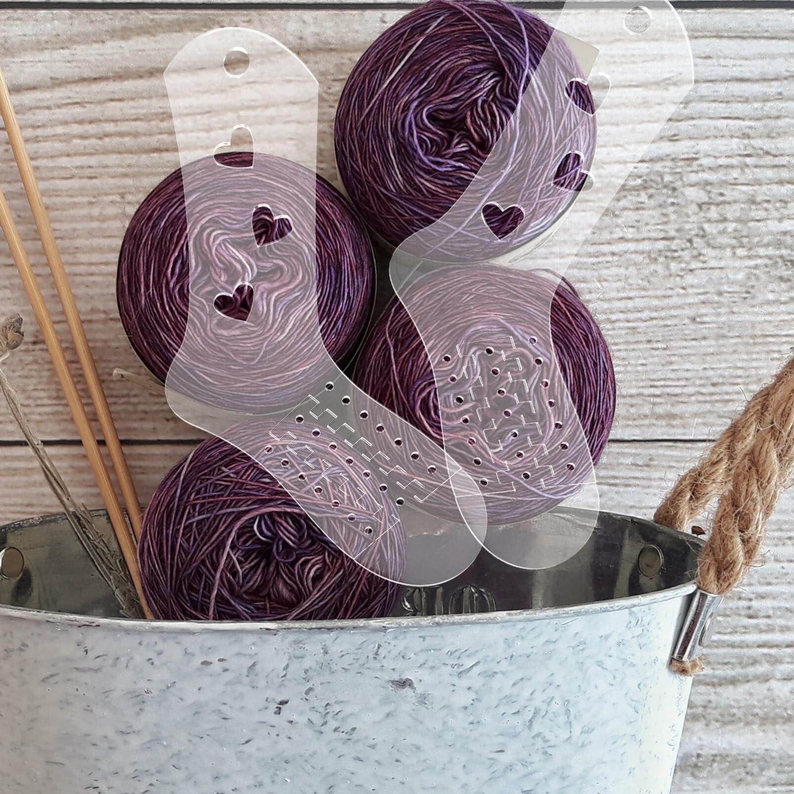 2 Bloqueurs De Chaussettes En Acrylique : Cadeau Pour Tricot