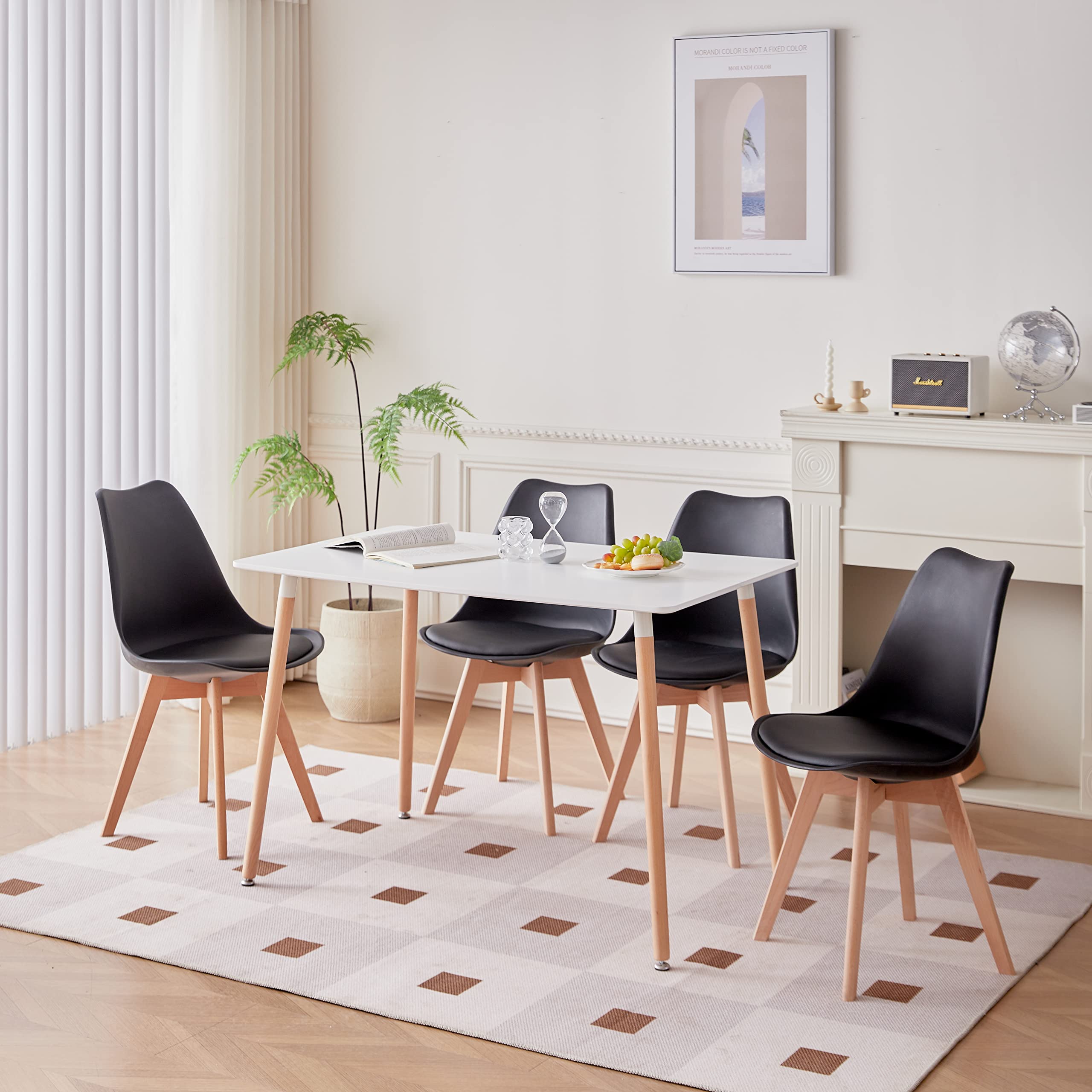 Legno Massello Sedie Da Interno Moderne Set Sedie MARGARET WOOD