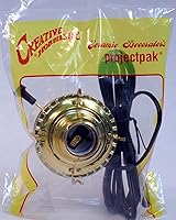 Vista 7 de Creative Hobbies Kit de conversión de quemador de lámpara de aceite eléctrico, pre-cableado y listo para usar (#2)