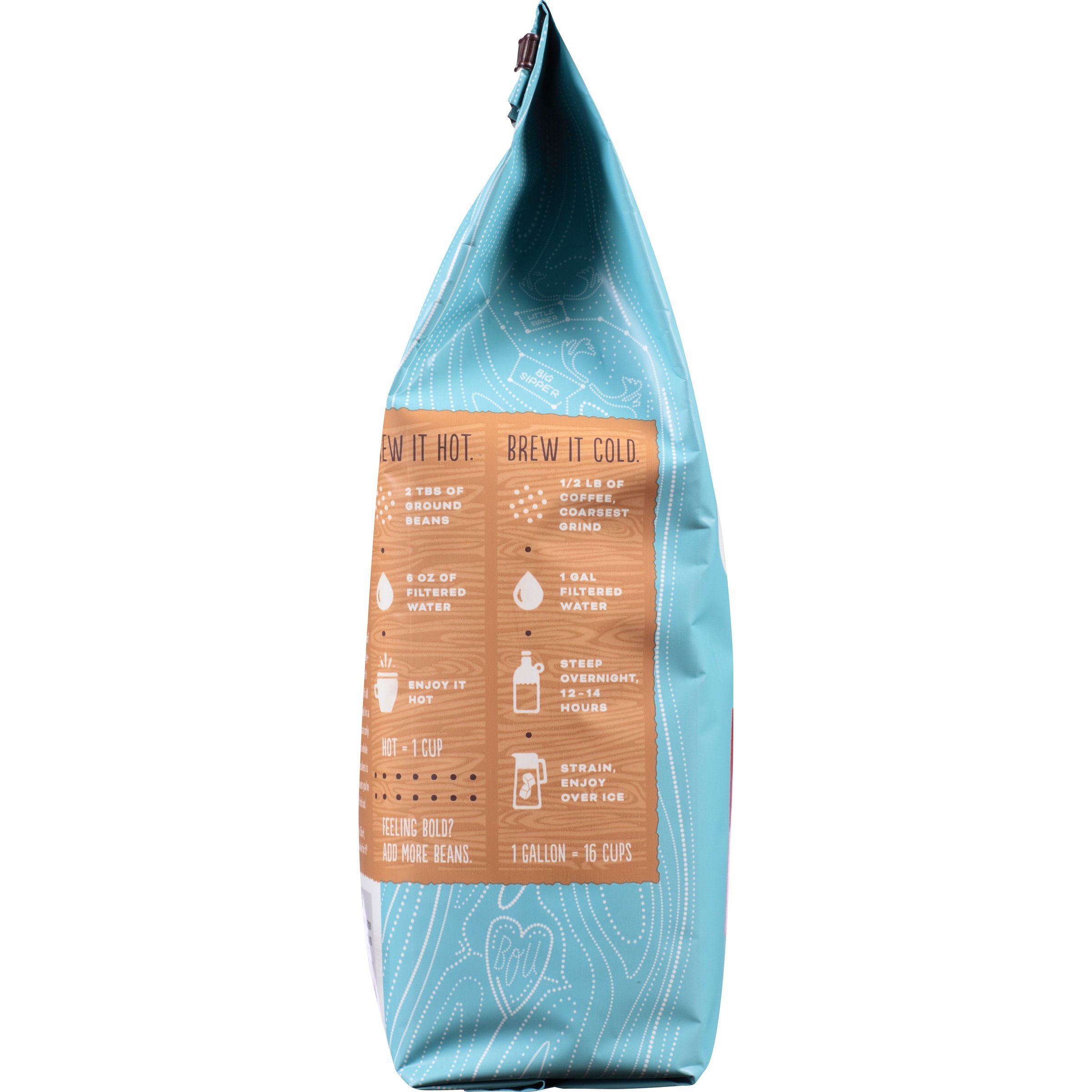 Mahogany Dark Roast, 20 oz. Bag, Dark Roast Blend of El Salvador, Sumatra, & Guatemala Coffee Beans, Earthy, Dark, & Bold, with A Raw Sugar Finish, Arabica Coffee; Sustainable