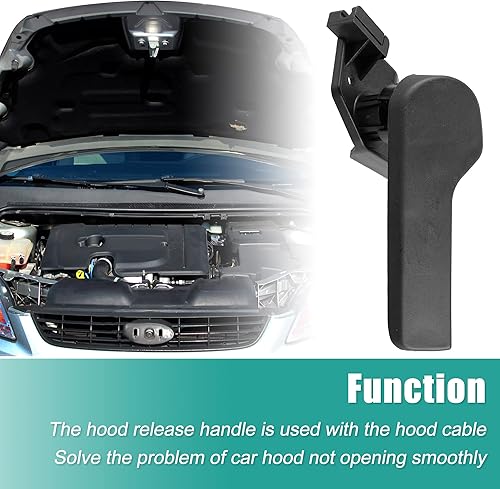 Miniatura 4 de X AUTOHAUX 1 juego de pestillo del capó de liberación de la manija del montaje 1KD823633A 1J1823633A para Volkswagen Golf Jetta Beetle 1999-2005