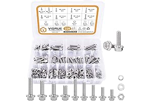 VIGURE 228PCS M6 & M8 Motorcycle Bolt Kit