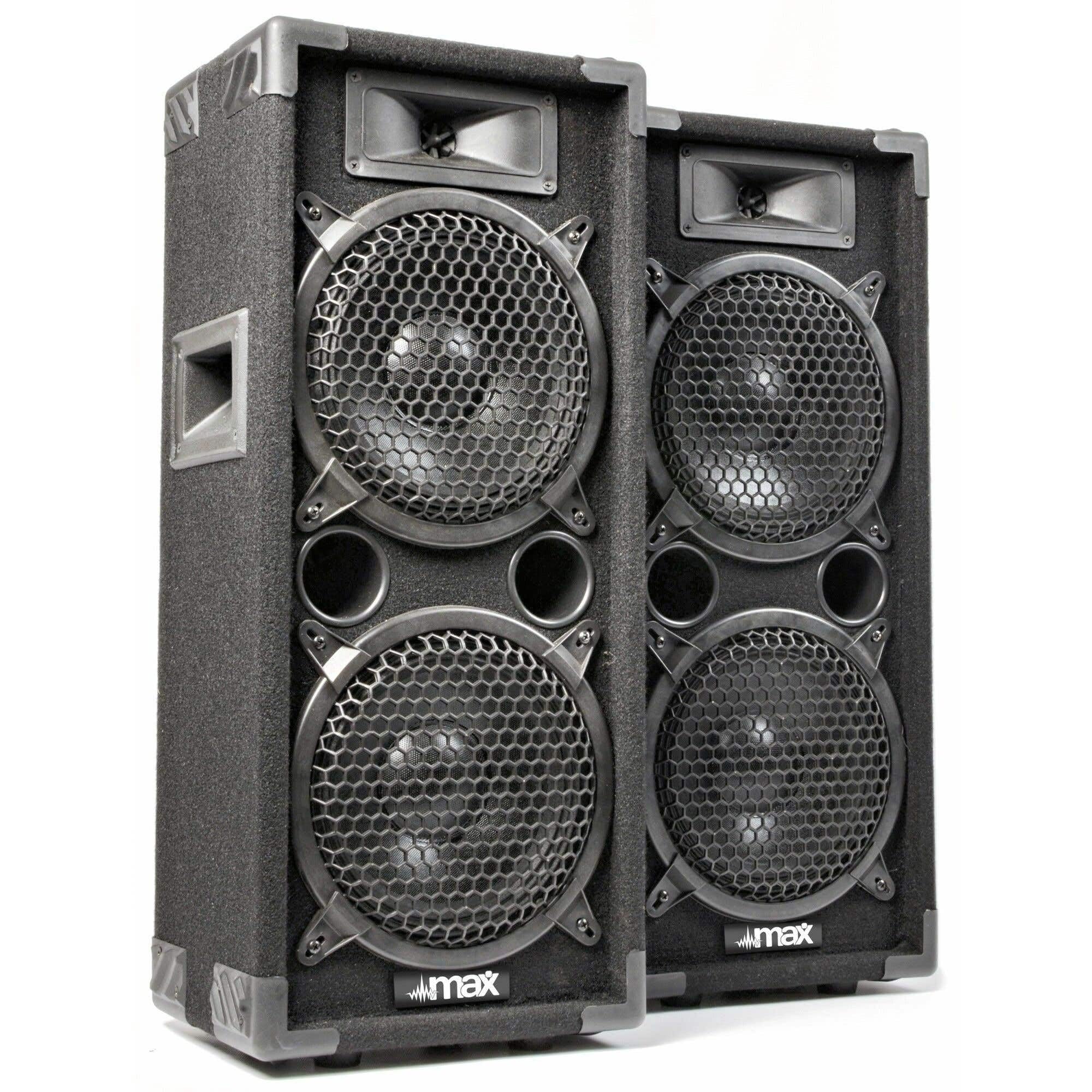 MAX Max28 1600W Enceintes 2x 8"