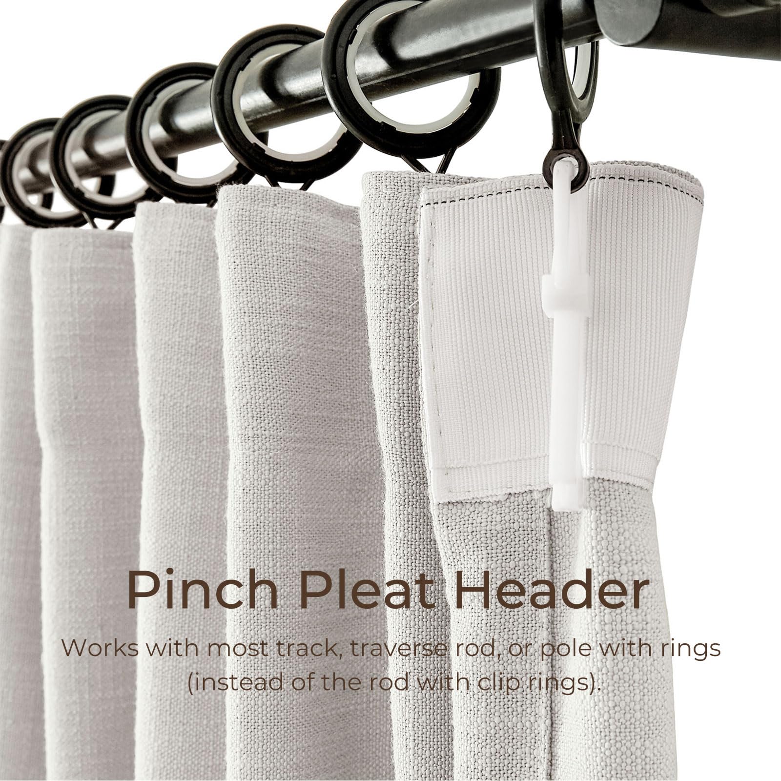 Amazon.co.jp: TWOPAGES シルバーバーチピンチプリーツドレープ