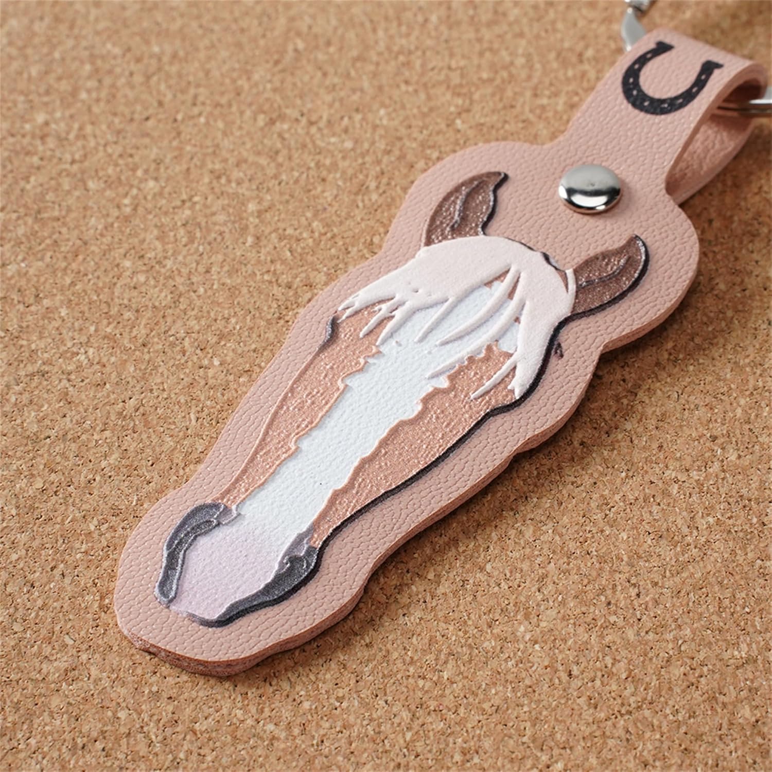 Custom Horse Keychain With Tassel Personalized Horse Photo Leather Bag Charm Unique Charms For Handbags Purse Backpack Birthday Gifts For Women Men - Image 5