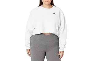 Champion Women's Cropped Reverse Weave Crew Neck Sweatshirt
