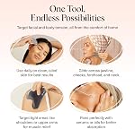 Outils de Gua Sha en Acier Inoxydable Kitsch - Outil Guasha pour le Visage, Outil de Sculptage du Visage, Façonneur de Mâchoire, Réducteur de Double Menton, Outils de Gua Sha pour le Corps, Massager de Drainage Lymphatique, Soins de la Peau du Visage - Argent