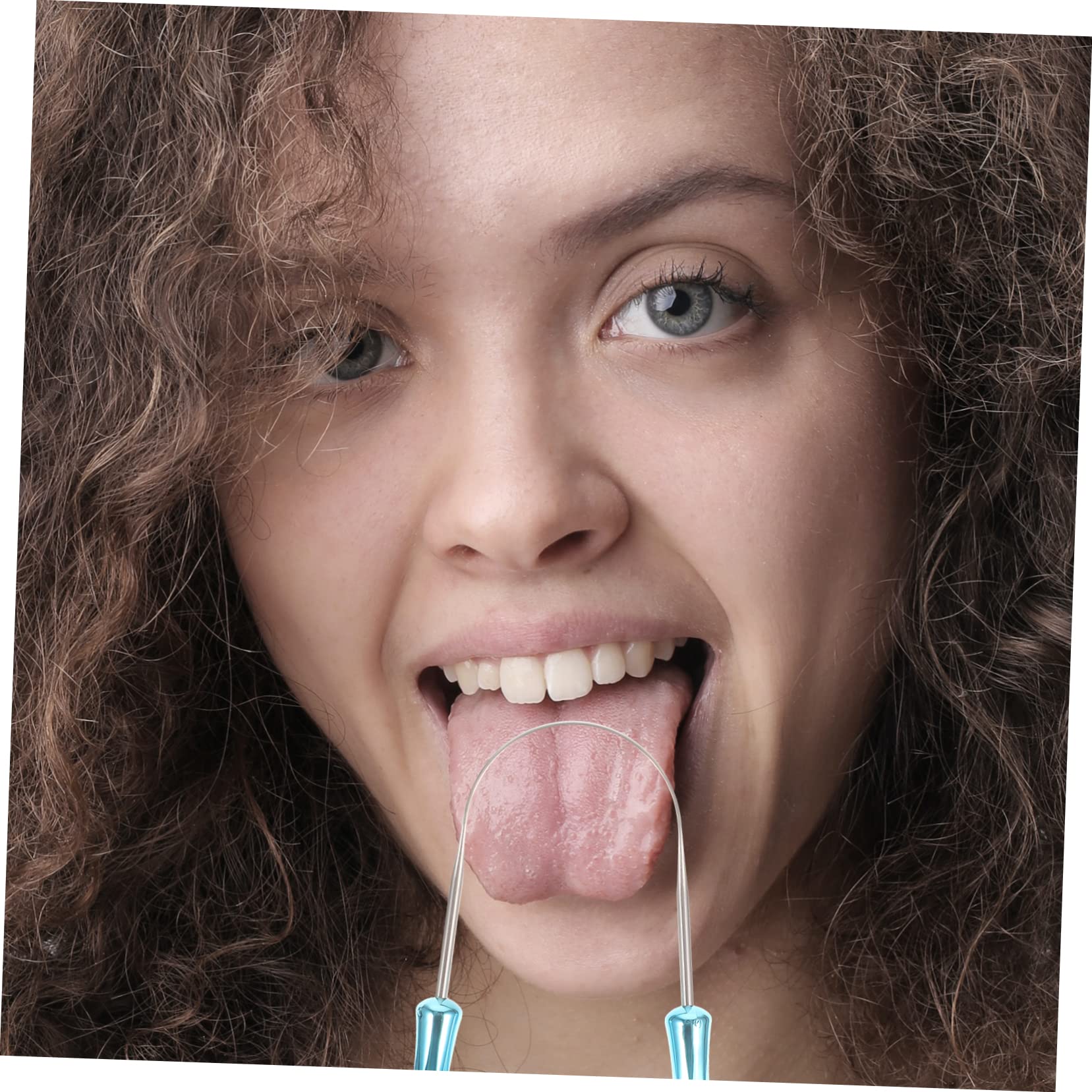 4 Set Raschietto Linguale Acciaio Inossidabile U Shape Strumento Orale Per Adulti E Rimuove Residui E Odori Facile Usare 2 Pezzi * 4