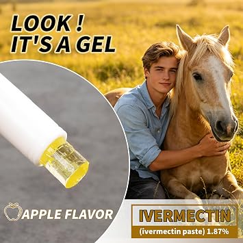Equine Paste 1.87% | Apple Flavored 6.08g Tube for Horses, 1-Pack