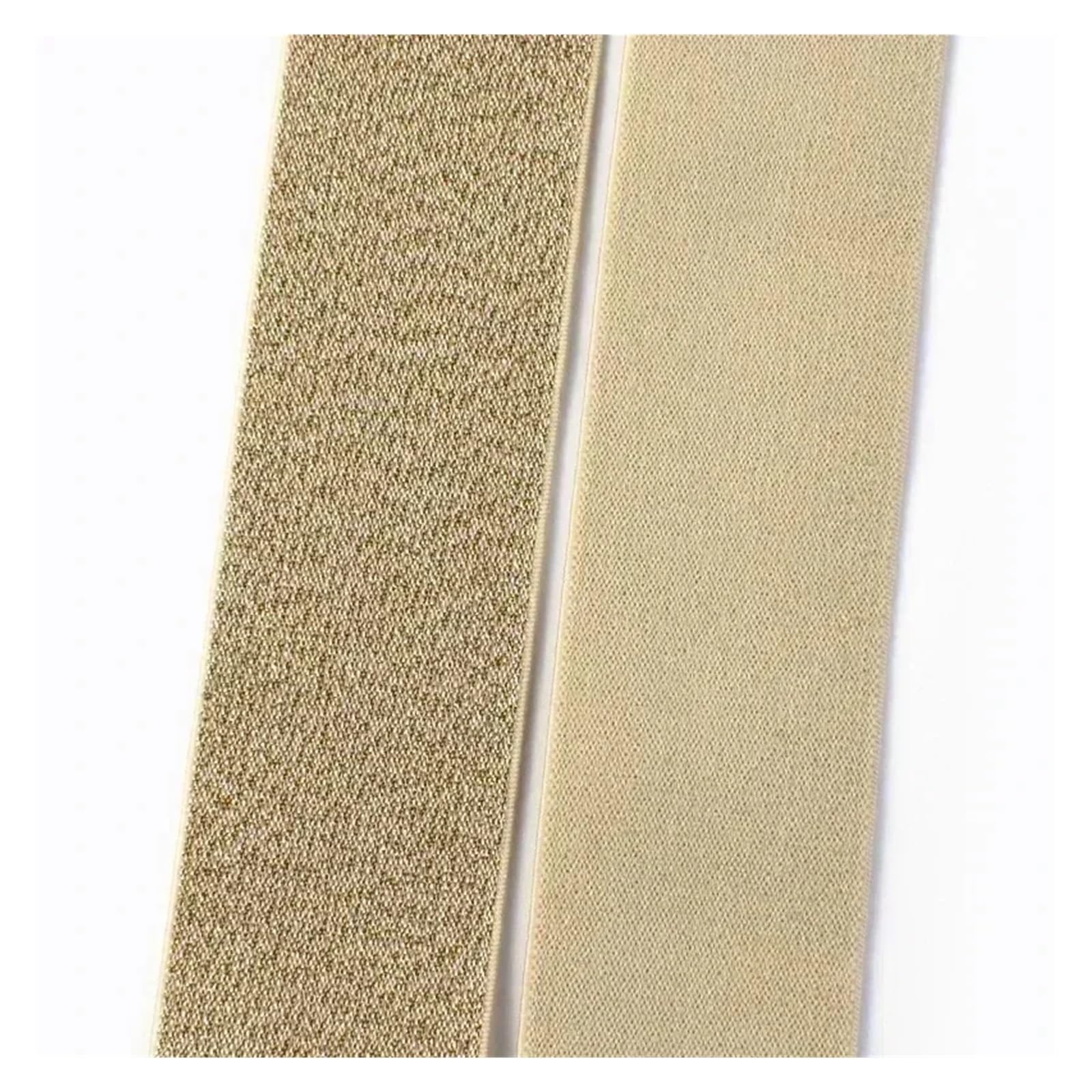 Banda elástica de nailon, bandas de goma for pantalones, cinturón, eslinga, decoración de cintura, cinta elástica, accesorios de costura DIY(Apricot,10Meters,40mm)