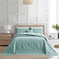 Vista 26 de HZ & HY Colcha de tamaño King extragrande, juego de ropa de cama acolchado, edredón ligero y delgado, reversible, lujoso, 5 piezas, 100% microfibra