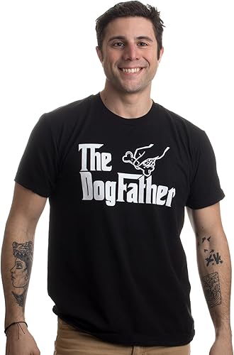 Miniatura 2 de The Dogfather - Dog Father Dad Owner Funny Cute Pup Doggo Tee Fun Pet Humor Daddy T-Shirt for Men