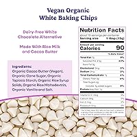 Vista 2 de Pascha, Chispas de chocolate de arroz blanco orgánico para hornear, 7.1 onzas
