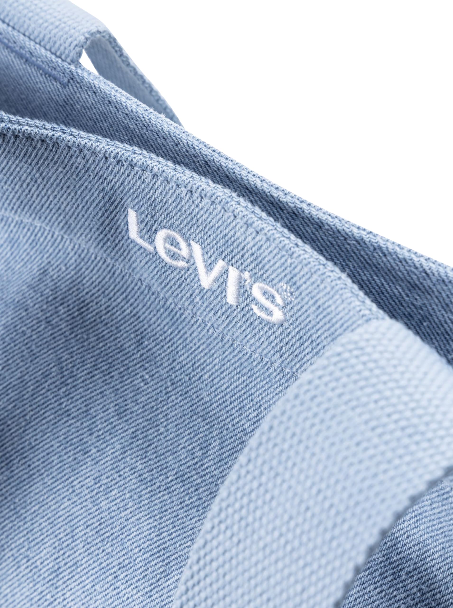 Levi's Bolso de mano Icon Ov para hombre, azul claro, L, Bolso Icon para hombre Ov