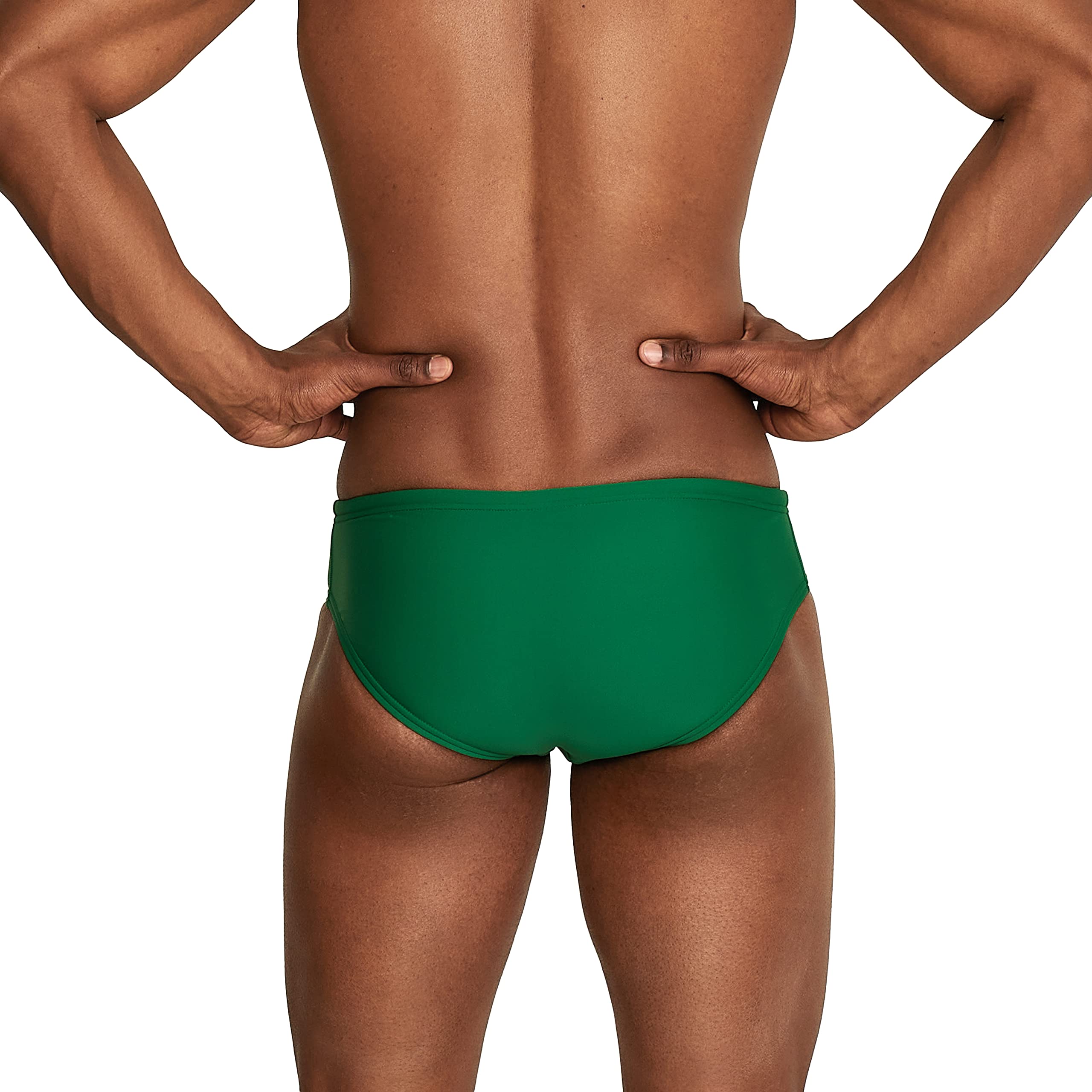 Speedo PowerFLEX Eco Revolve Splice Men’s Brief Swimsuit(Navy/Orange) - Speedo Swimwear Sale