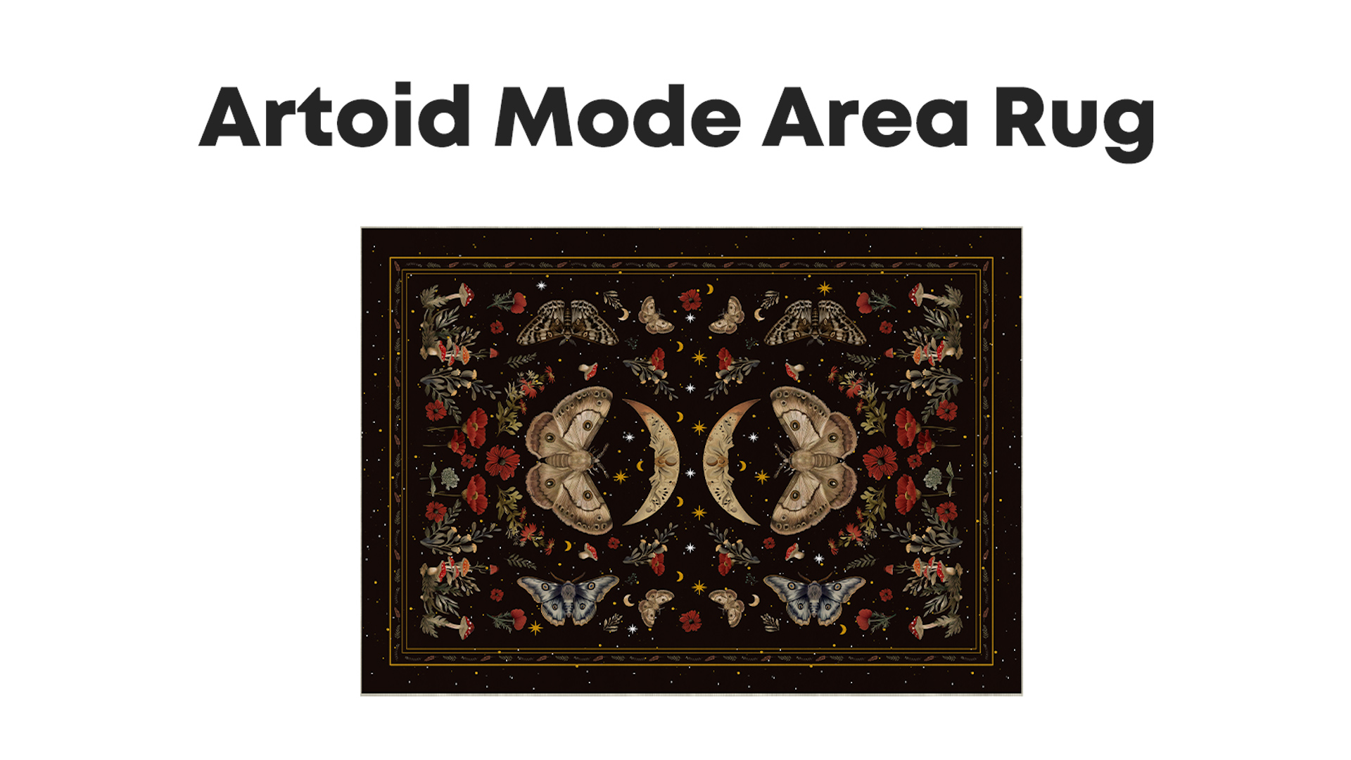 Tapete Decorativo Artoid Mode Negro 5x7 ft miniatura 7