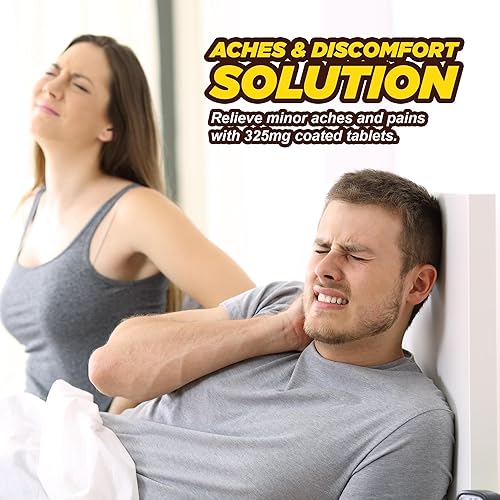 Miniatura 3 de TIME-CAP LABS, INC. Aspirina oportuna de 300 unidades de fuerza regular de 325 mg para adultos, en comparación con Bayer, tabletas de aspirina de