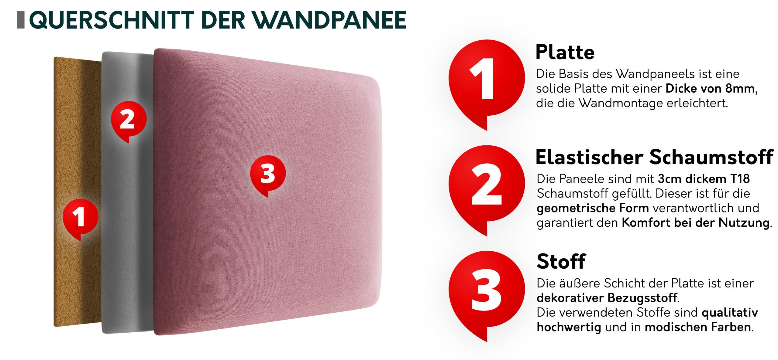 Mirjan24 Garderoben-Set Melire III Kleiderschrank Schuhschrank Lamellen Paneel mit Kleiderhaken Gepolstertes Paneel Wandpaneel Kleiderstange Wandgarderobe Flurgarderobe Eiche Artisan Manila 26