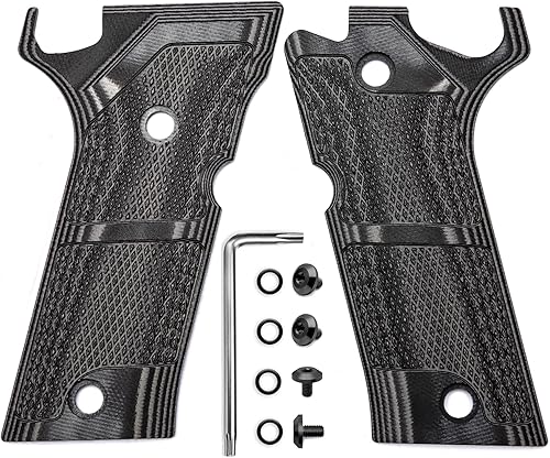 Guuun Empuñaduras G10 para Beretta 92X Performance, la textura de matriz de sombra OPS hace que el se pegue a tu mano