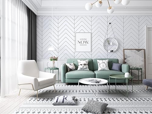 Miniatura 6 de Papel mural blanco y negro