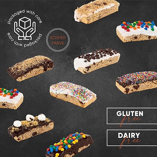 Miniatura 25 de GLUTENFREEPALACE - Cesta de regalo de galletas sin gluten | Impresionantes cestas de regalo de chocolate | Regalos de comida y bebidas para hombres,