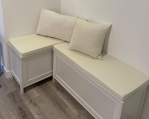 Miniatura 6 de Cojín de banco de tamaño personalizado, Cojín de asiento de ventana de bahía interior, Almohadilla de colchón de repalcement Rv, Cojín de rincón de