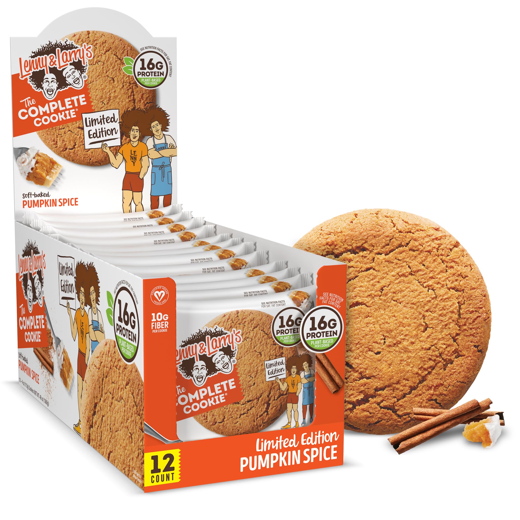 Amazon.com: Lenny & Larry's Protein Cookie, [Pumpkin Spice], Chewy