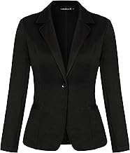 MINTLIMIT Women Slim Fit One Button Office Blazer Casual Jacket Long Sleeve Suit with Pockets
